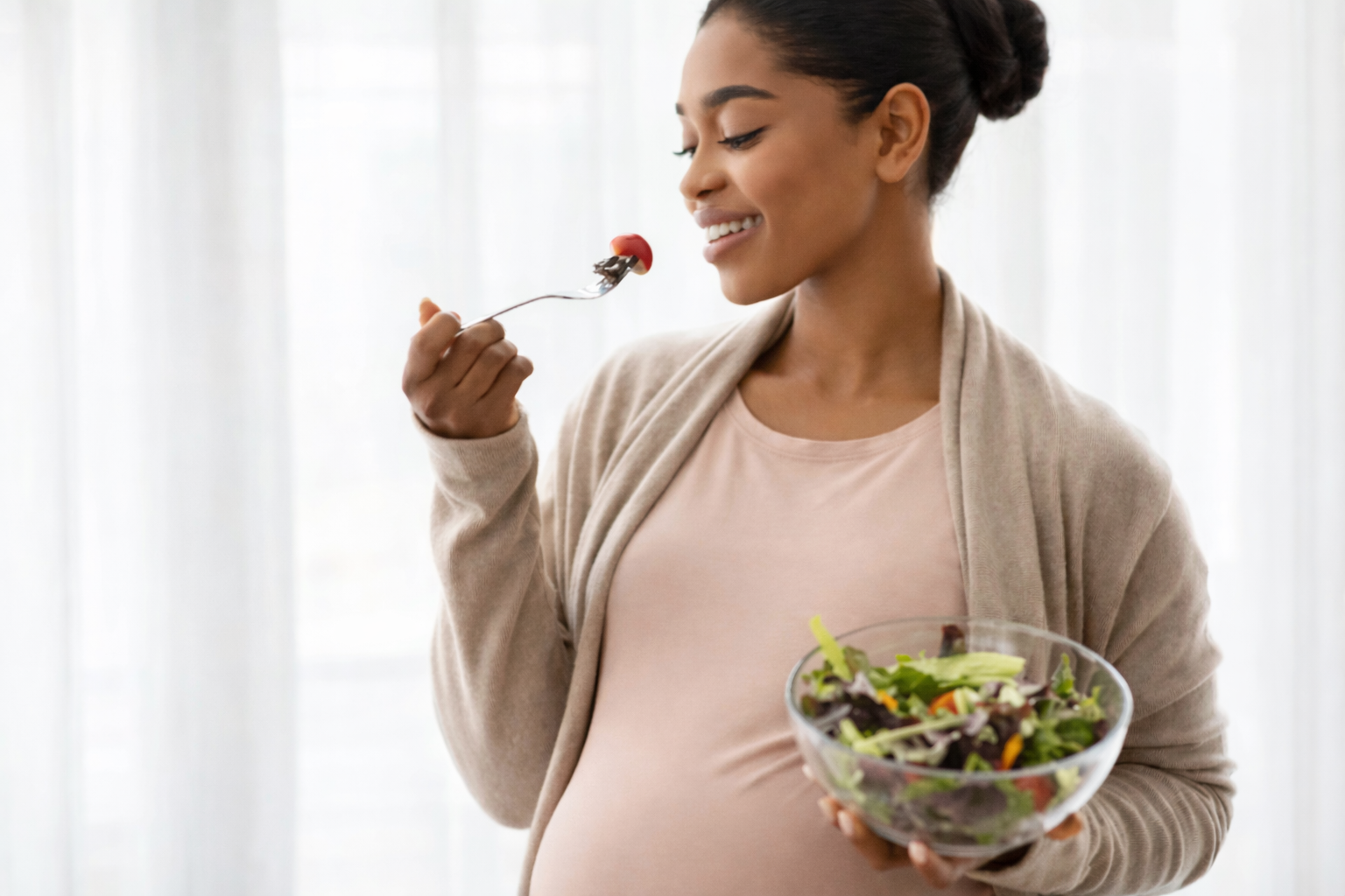Nutrition for pregnancy: Watch your plate before you eat
